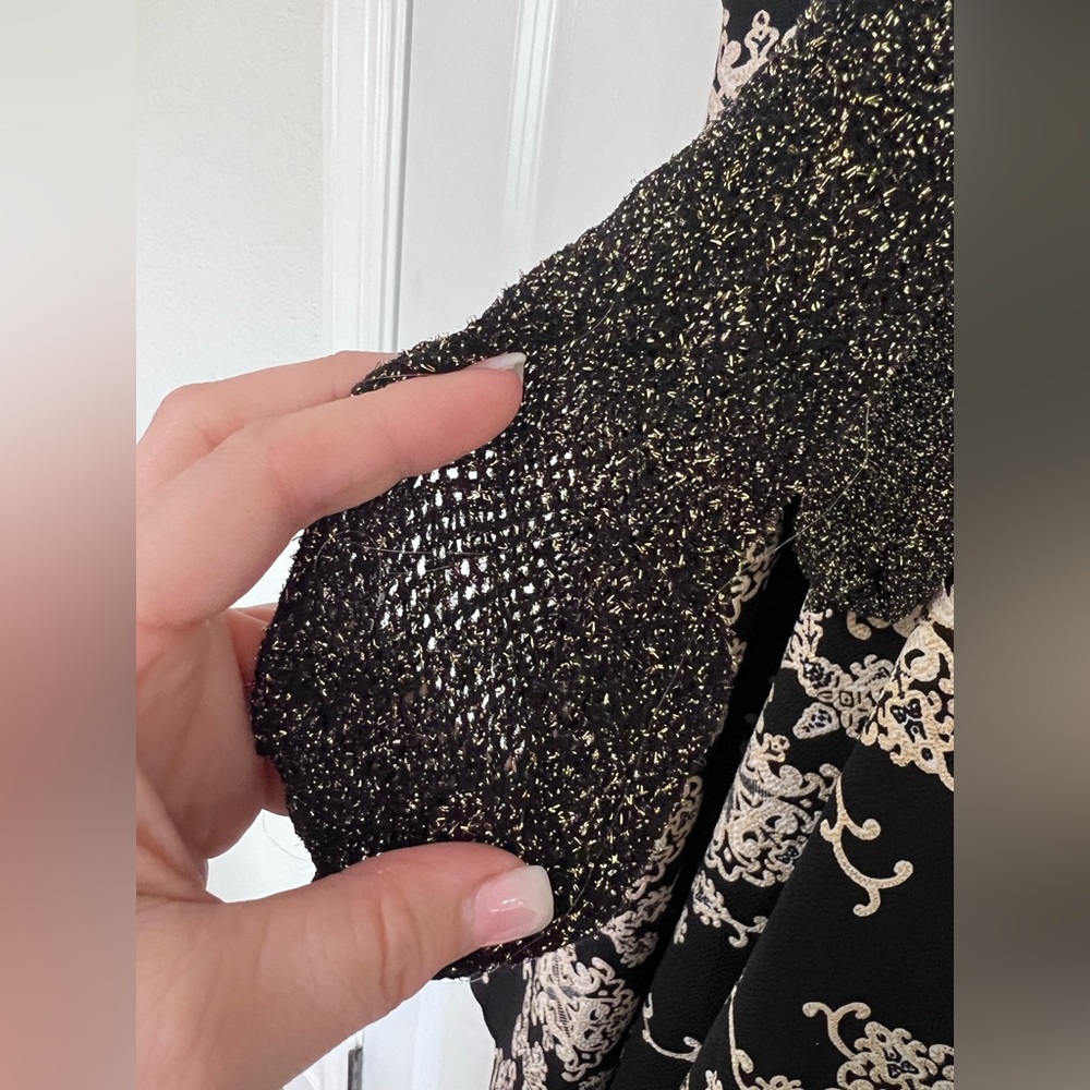 LulaRoe Nicole Elegant Collection with Matching Tights, jewelry, & belt - Picture 7 of 16